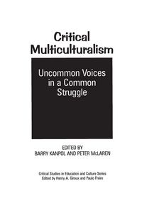 Produktbild: Critical Multiculturalism
