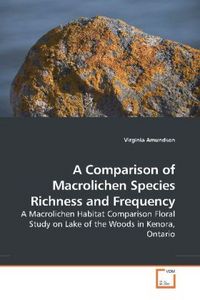 Produktbild: Amundson, V: A Comparison of Macrolichen Species Richness an