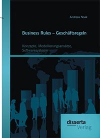 Produktbild: Business Rules - Gesch&auml;ftsregeln: Konzepte, Modellierungsans&auml;tze, Softwaresysteme
