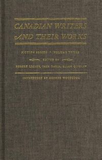 Produktbild: Canadian Writers and Their Works -- Fiction Series, Volume III