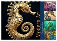 Produktbild: Seepferdchen - Modern Art (Wandkalender 2027 DIN A2 quer), CALVENDO Monatskalender