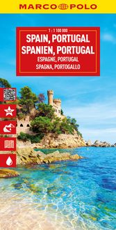 Produktbild: MARCO POLO Reisekarte Spanien, Portugal 1:1 Mio.