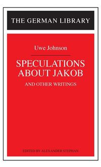Produktbild: Speculations about Jakob