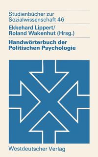 Produktbild: Handw&ouml;rterbuch der Politischen Psychologie