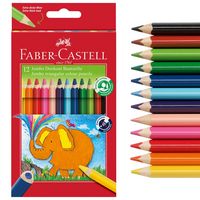 Produktbild: Faber-Castell Buntstifte dreikant Jumbo 5.4mm 12er Karton