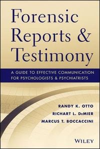Produktbild: Forensic Reports and Testimony