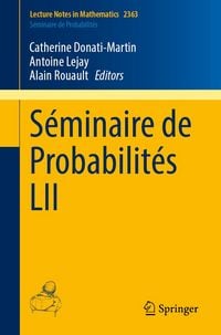 Produktbild: S&eacute;minaire de Probabilit&eacute;s LII