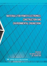 Produktbild: Materials for Power Electronics, Construction and Environmental Engineering