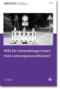 Produktbild: Hilfe für Unionsbürger/innen trotz Leistungsausschlüssen?