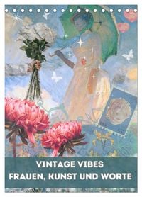 Produktbild: Vintage Vibes &ndash; Frauen, Kunst und Worte (Tischkalender 2026 DIN A5 hoch), CALVENDO Monatskalender