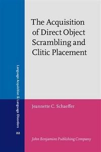 Produktbild: Acquisition of Direct Object Scrambling and Clitic Placement