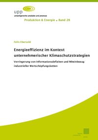 Produktbild: Energieeffizienz im Kontext unternehmerischer Klimaschutzstrategien