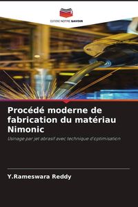 Produktbild: Proc&eacute;d&eacute; moderne de fabrication du mat&eacute;riau Nimonic