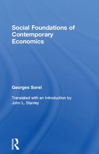 Produktbild: Social Foundations of Contemporary Economics