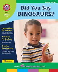 Produktbild: Did You Say Dinosaurs?