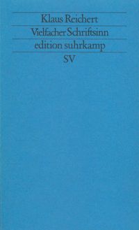 Produktbild: Vielfacher Schriftsinn