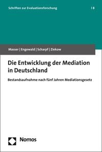 Produktbild: Die Entwicklung der Mediation in Deutschland