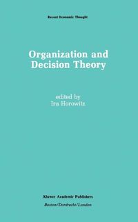 Produktbild: Organization and Decision Theory