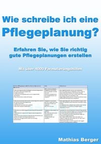 Produktbild: Wie schreibe ich eine Pflegeplanung