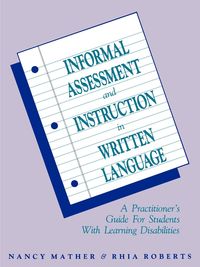 Produktbild: Informal Assessment and Instruction in Written Language