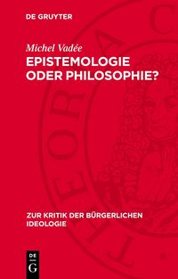 Produktbild: Epistemologie oder Philosophie?