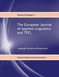 Produktbild: The European Journal of Applied Linguistics and TEFL Volume 8 Number 2