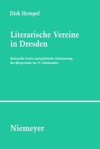 Produktbild: Literarische Vereine in Dresden