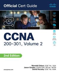 Produktbild: CCNA 200-301 Official Cert Guide, Volume 2