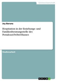 Produktbild: Hospitation in der Erziehungs- und Familienberatungsstelle des Pestalozzi-Fr&ouml;bel-Hauses