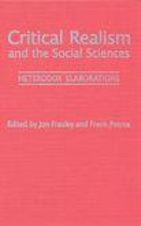 Produktbild: Critical Realism and the Social Sciences