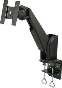 Produktbild: SpeaKa Professional SP-1664312 Monitor-Tischhalterung 1 Display(s) 33,0 cm (13") - 55,9 cm (22") Schwarz Neigbar, Schwenkbar, Rotierbar, Ausziehbar