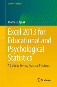 Produktbild: Excel 2013 for Educational and Psychological Statistics