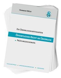 Produktbild: Die &Uuml;berblickskarteikarten &Ouml;ffentliches Recht im &Uuml;berblick