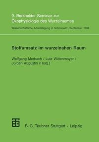Produktbild: Stoffumsatz im wurzelnahen Raum