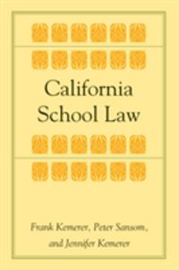 Produktbild: Kemerer, F: California School Law
