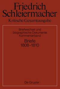 Produktbild: Briefwechsel 1808-1810