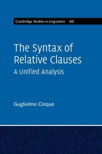 Produktbild: Syntax of Relative Clauses