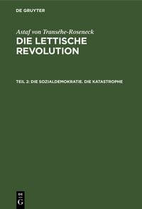 Produktbild: Die Sozialdemokratie. Die Katastrophe