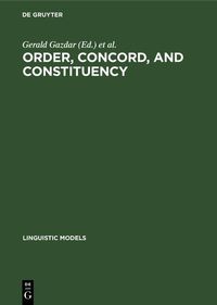 Produktbild: Order, Concord, and Constituency
