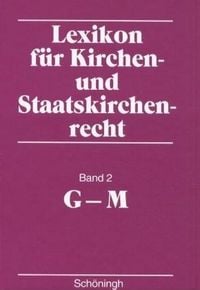 Produktbild: Lexikon f&uuml;r Kirchenrecht 2/G-M