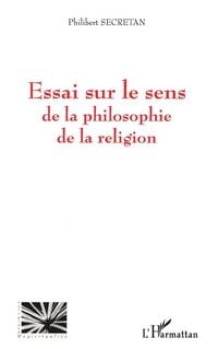 Produktbild: Essai sur le sens de la philosophie de la religion