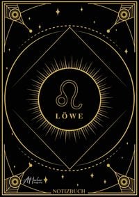 Produktbild: Edles Notizbuch Sternzeichen L&ouml;we | Designed by Alfred Herler