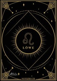 Produktbild: Edles Notizbuch Sternzeichen L&ouml;we | Designed by Alfred Herler