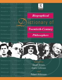 Produktbild: Biographical Dictionary of Twentieth-Century Philosophers