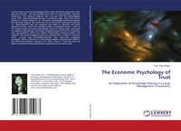 Produktbild: The Economic Psychology of Trust