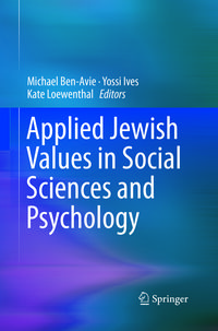 Produktbild: Applied Jewish Values in Social Sciences and Psychology