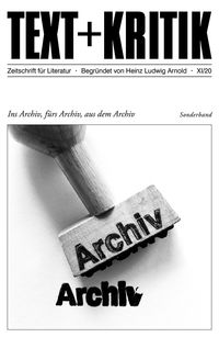 Produktbild: Ins Archiv, f&uuml;rs Archiv, aus dem Archiv