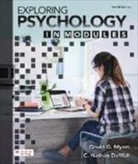 Produktbild: Myers, D: Exploring Psychology in Modules (International Edi