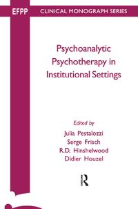 Produktbild: Psychoanalytic Psychotherapy in Institutional Settings