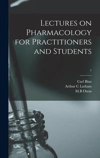 Produktbild: Lectures on Pharmacology for Practitioners and Students; 1